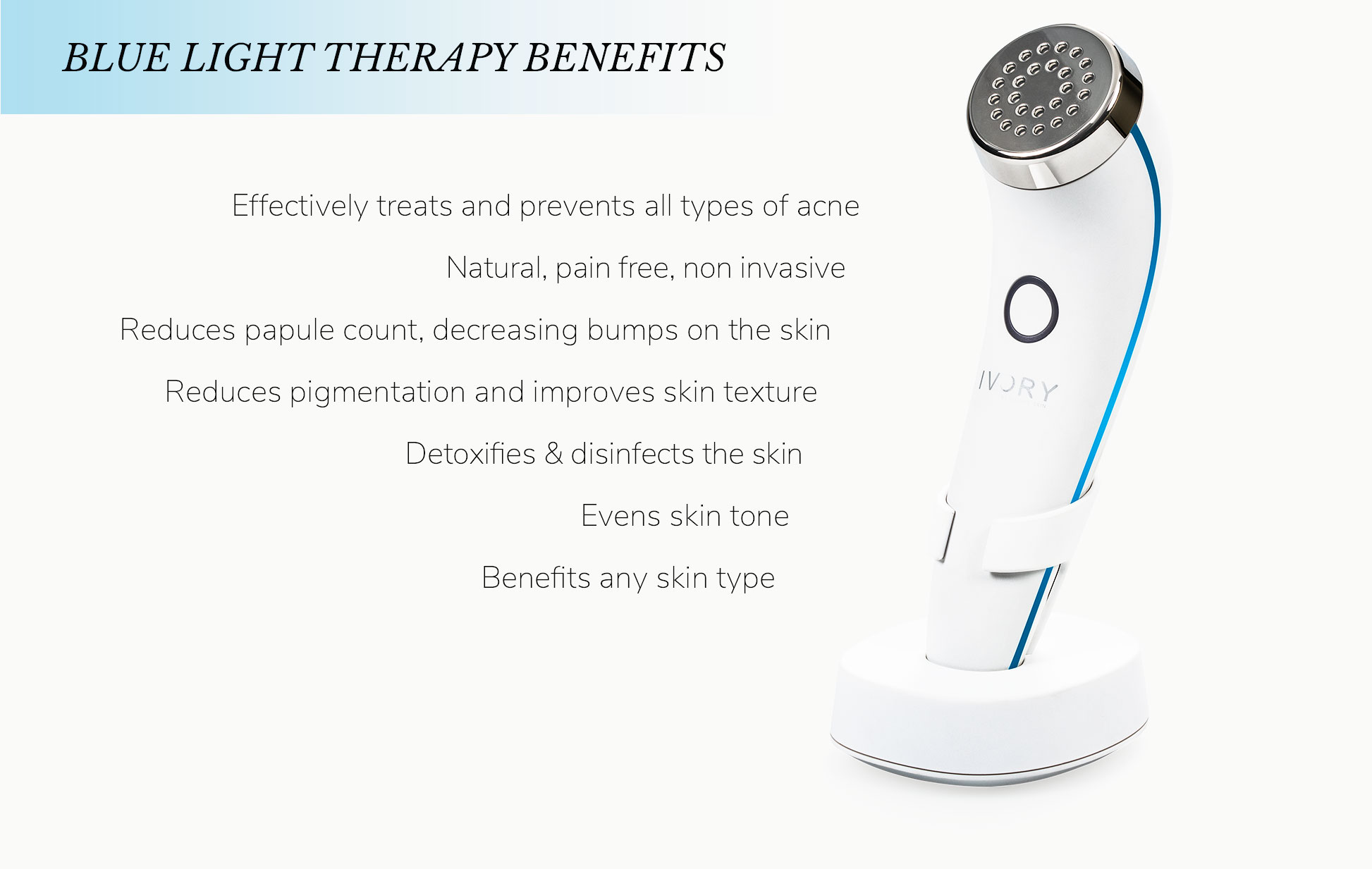 Blue light therapy benefits