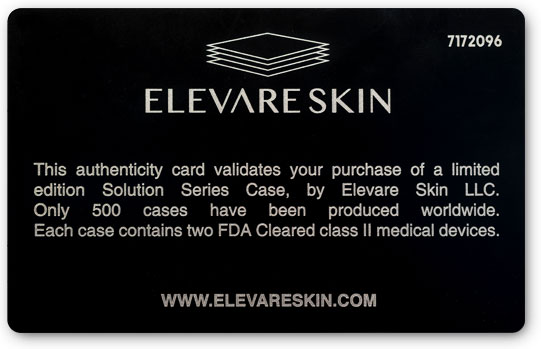 Elevare Skin certification